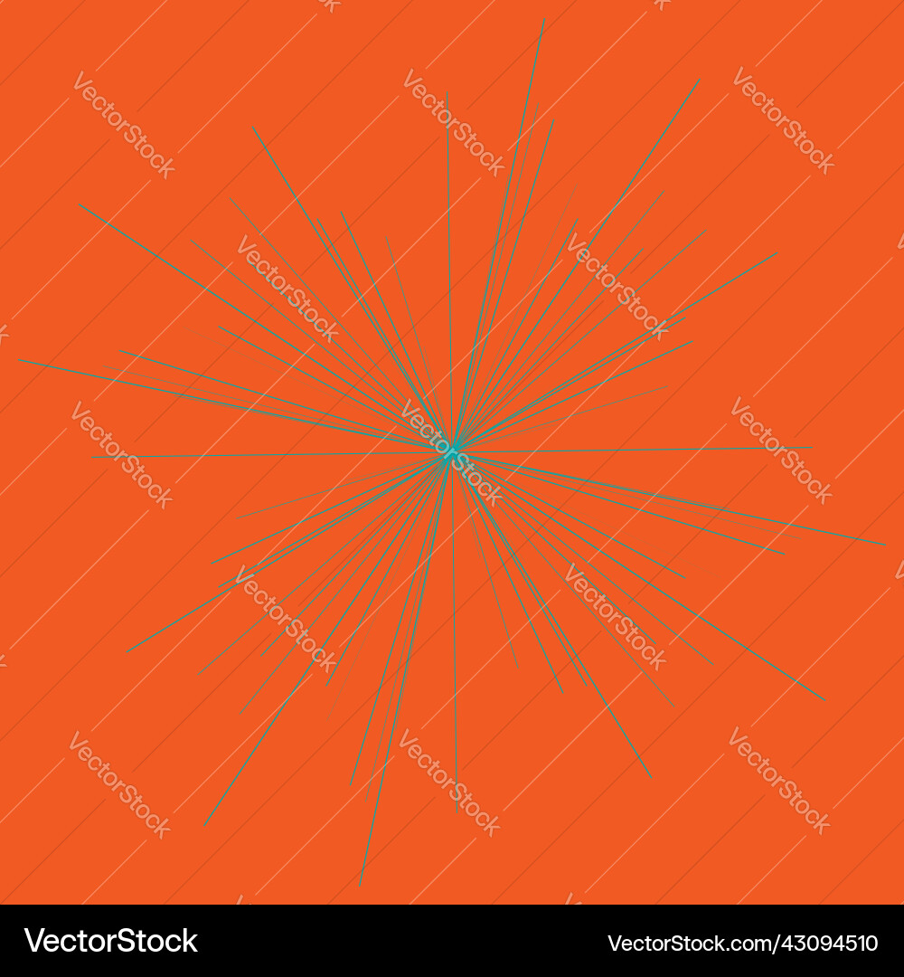 Random radial radiating lines starburst shape Random radial radiating lines starburst shape Vector Image