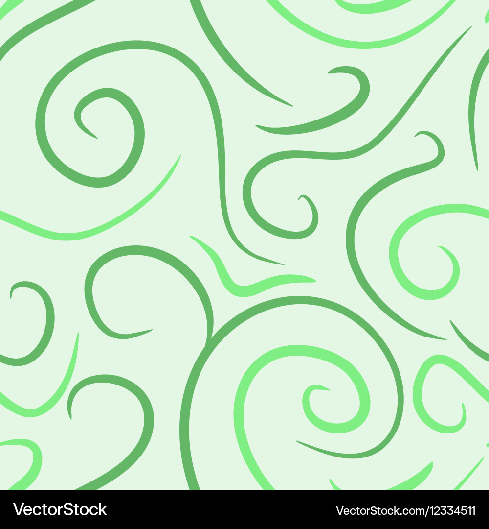 Abstract colored swirls seamless pattern Vector Image