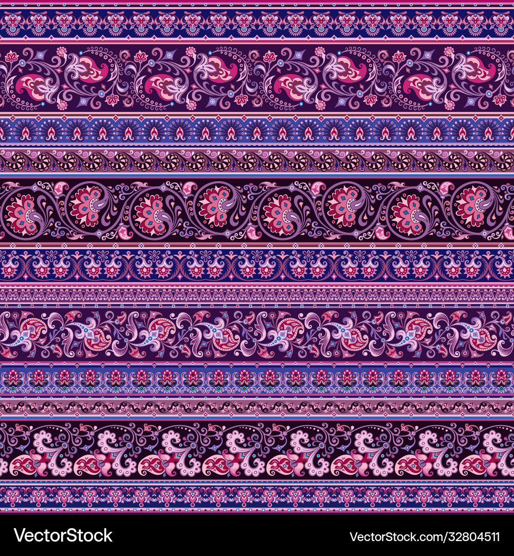Abstract ethnic stripe pattern background Vector Image