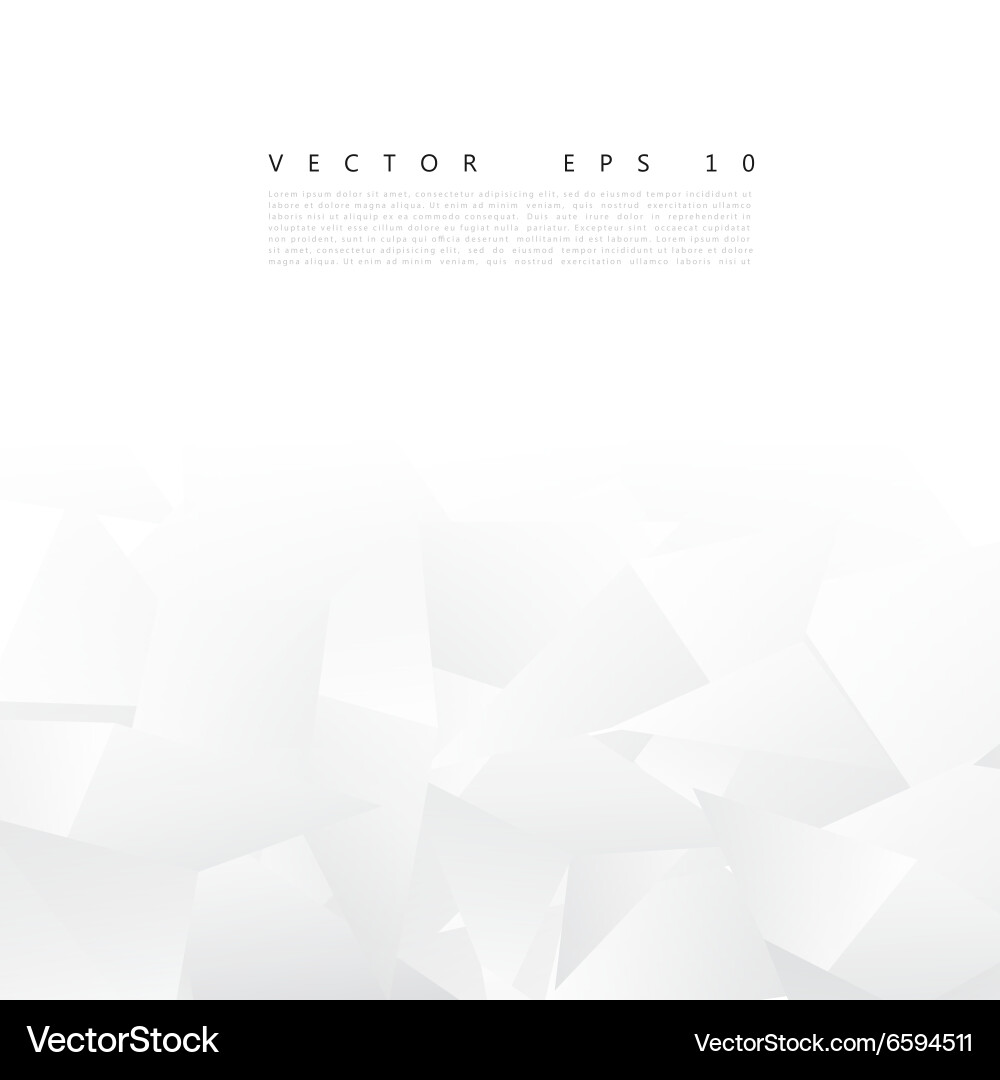 Abstract geometric shape from gray triangle vector image