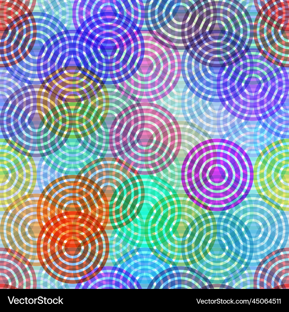 Abstract seamless pattern rings round motif Abstract seamless pattern rings round motif vector image