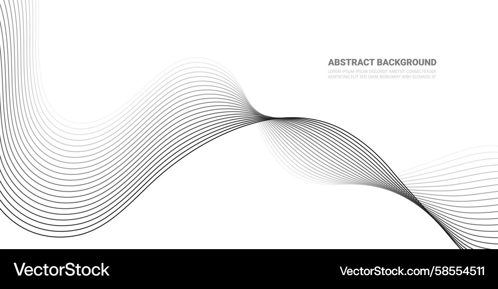Abstract Wavy Fluid Background Vector Image