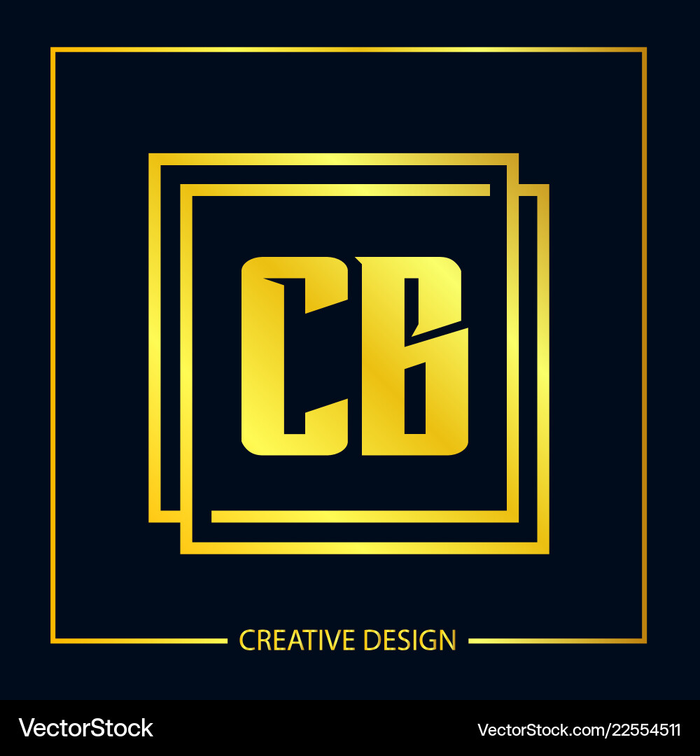 Original Buchstaben cb Logo Vorlage Design Original Buchstaben cb Logo Vorlage Design vektorbild