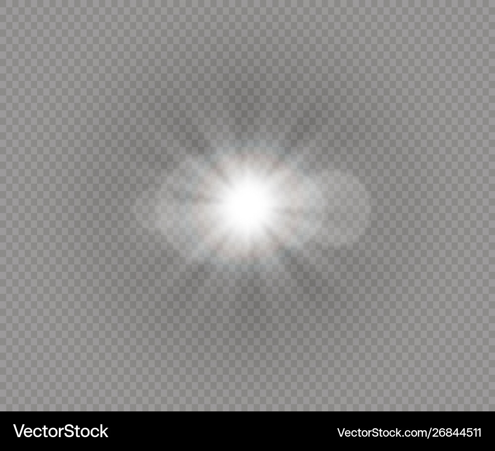 Sunlight a translucent bokeh vector image