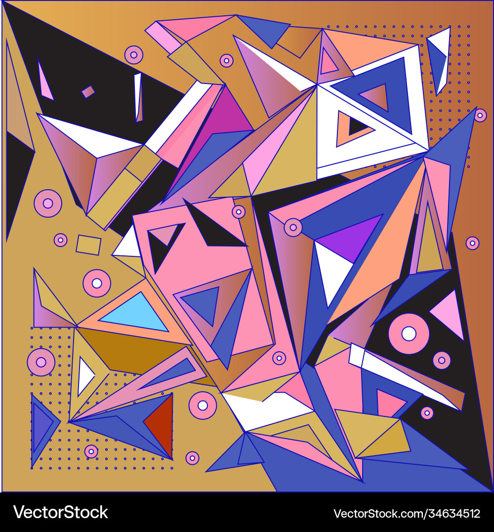 Abstract modern triangles background pattern Abstract modern triangles background pattern vector image