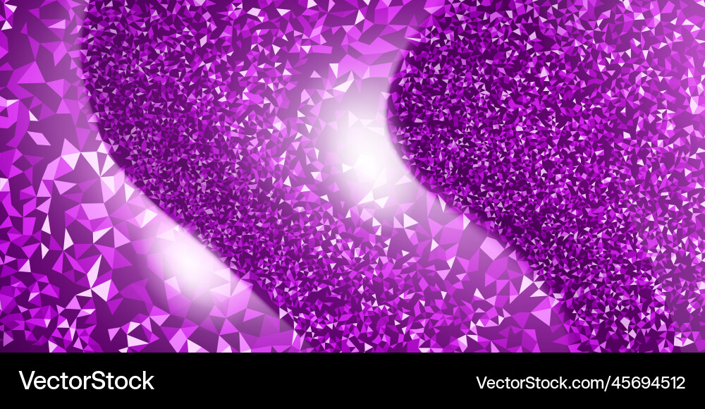Abstract Mosaic Triangle Background vector image