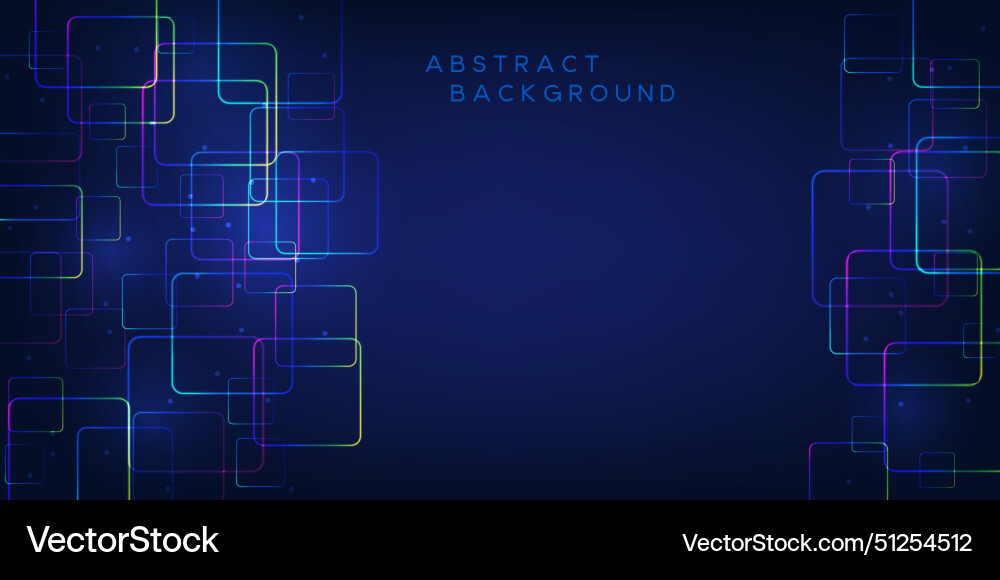 Abstract tech horizontal background with vertical vector image