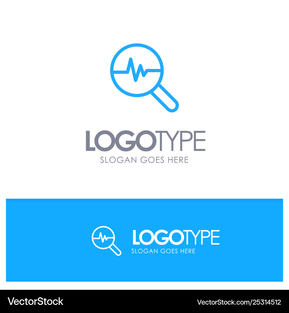 Graphic info graphics graph search chart blue Graphic info graphics graph search chart blue vector image