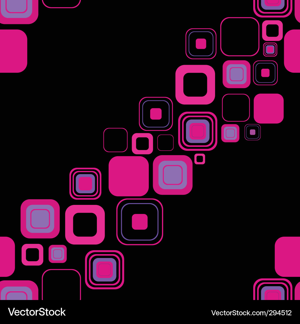 Retro Geometric Pattern Vector Image