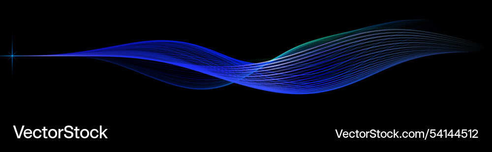 Wave pattern 3d glowing abstract digital Wave pattern 3d glowing abstract digital vector image