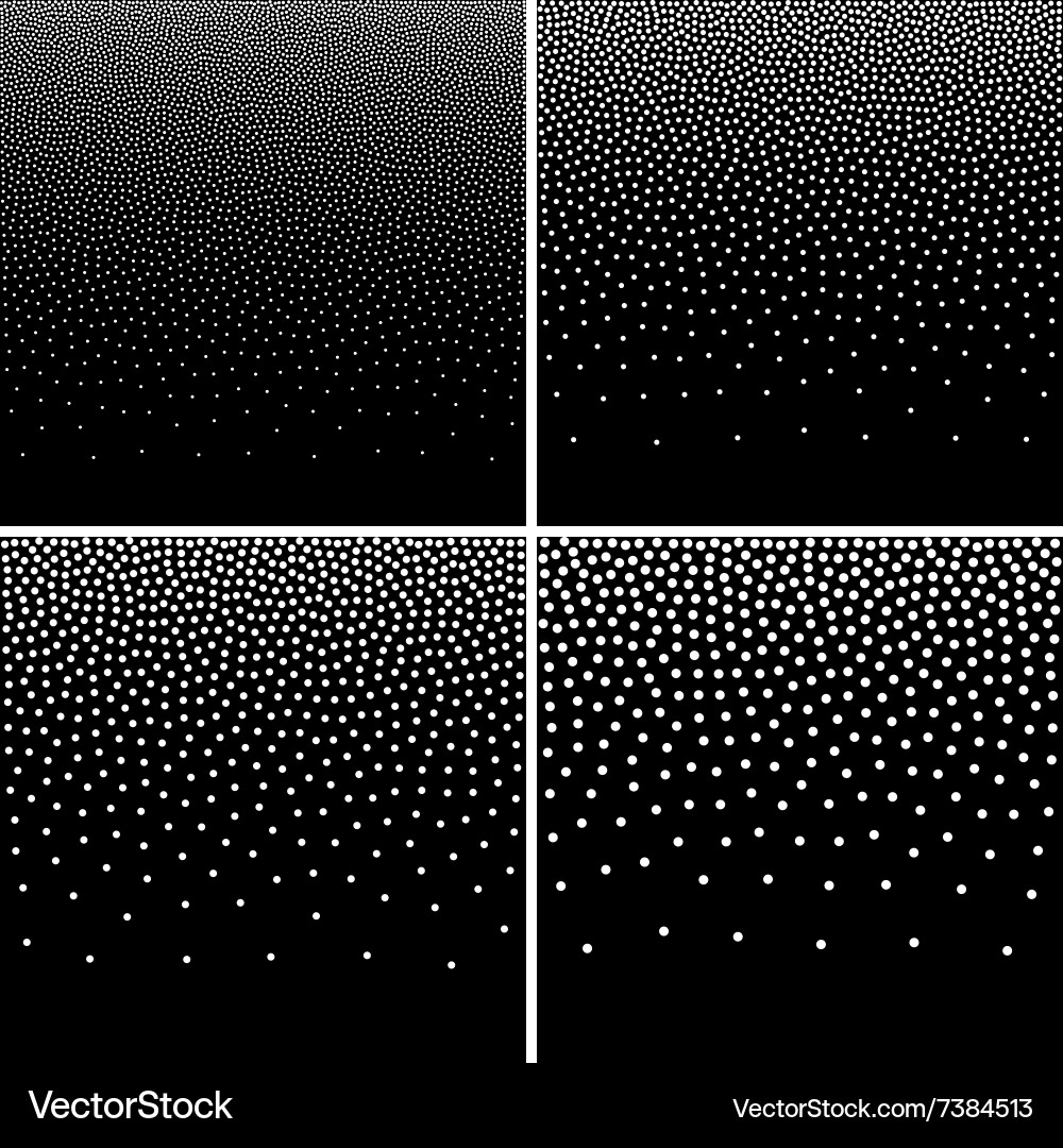 Abstract Halftone Dots Gradient vector image