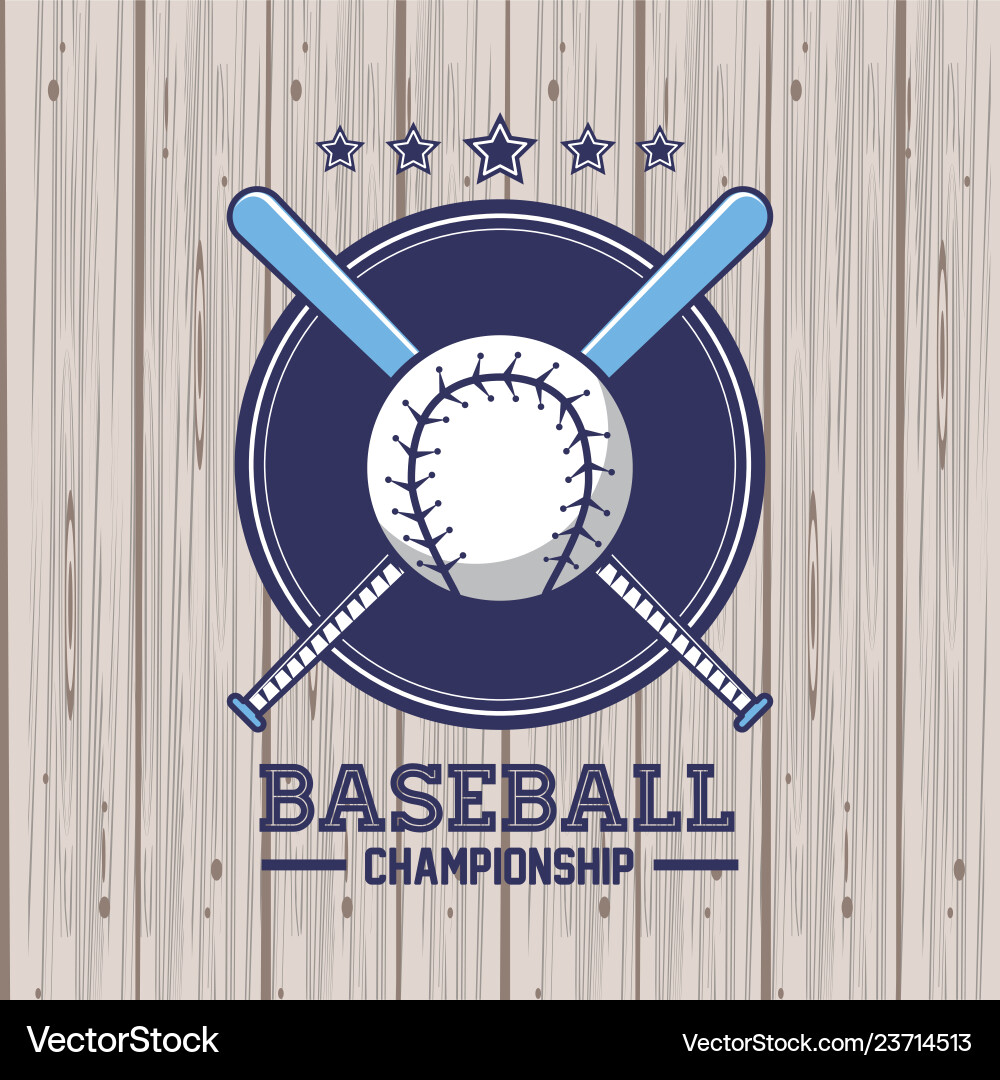 Baseball-Meisterkarte Baseball-Meisterkarte vektorbild