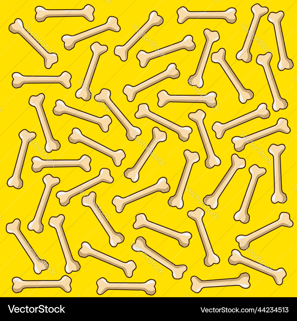 Bone pattern background design Bone pattern background design vector image