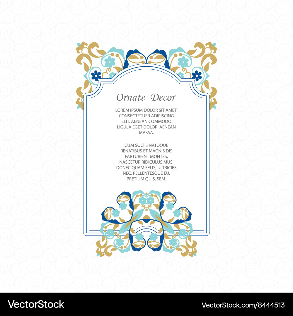 Elegant element for design template vector image