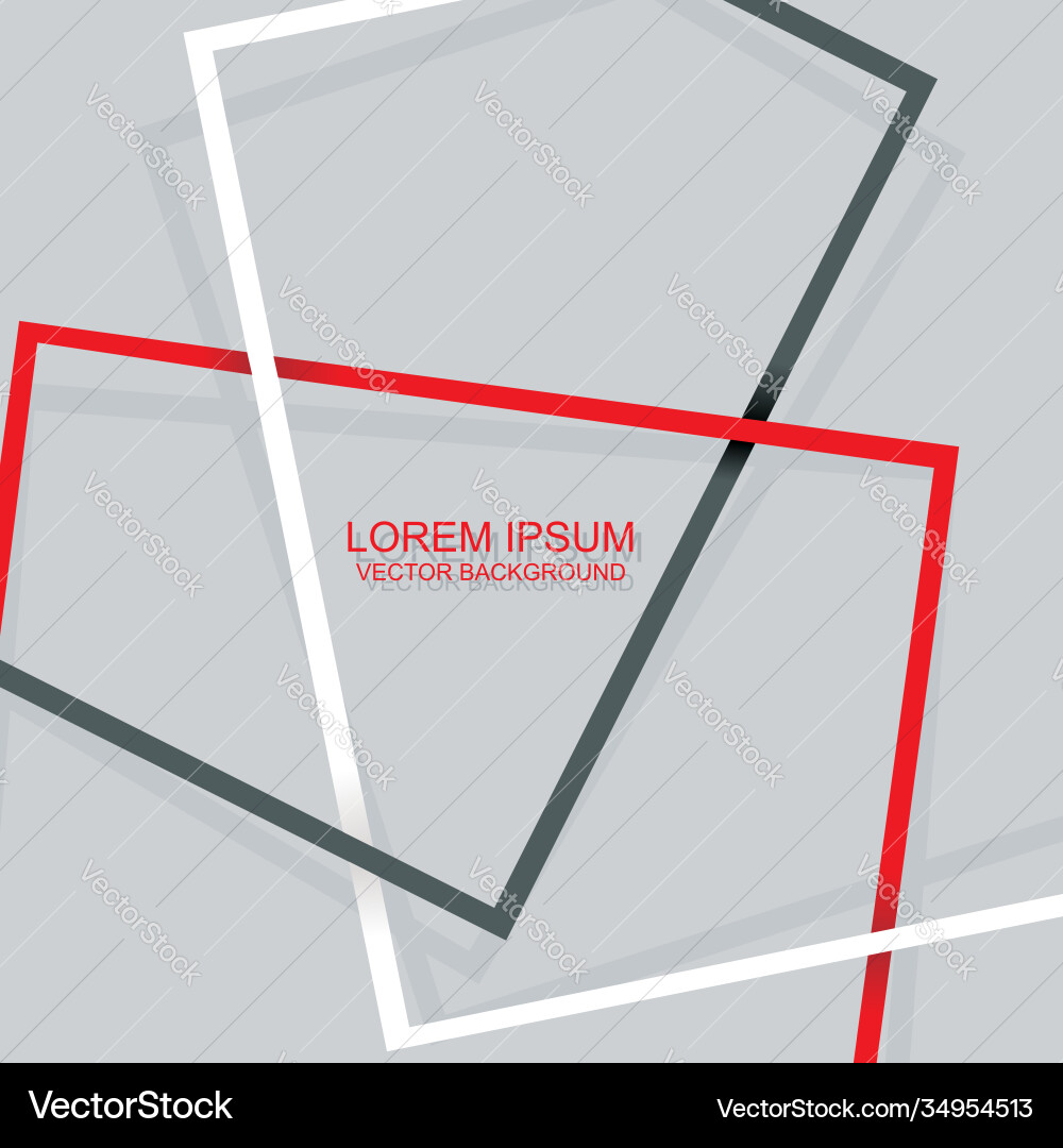 Flat paper frames design with place for your text Flat paper frames design with place for your text vector image
