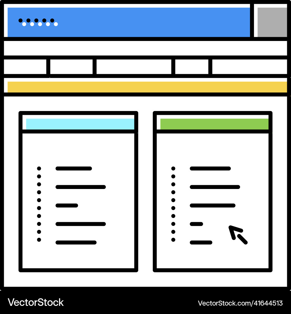 Internet file hosting color icon vector image