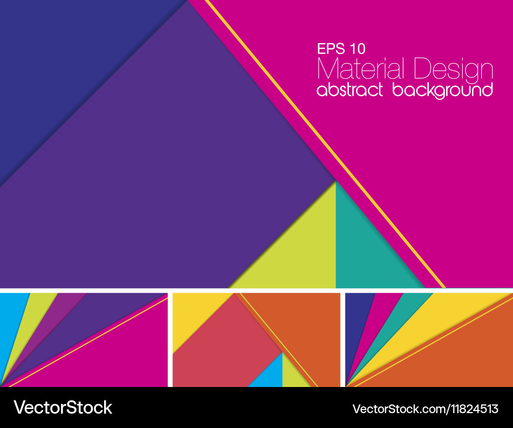 Material design abstract background Vector Image