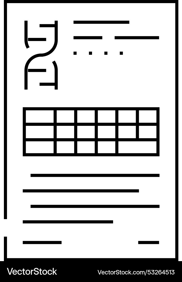 Researching topics technical writer line icon Vector Image