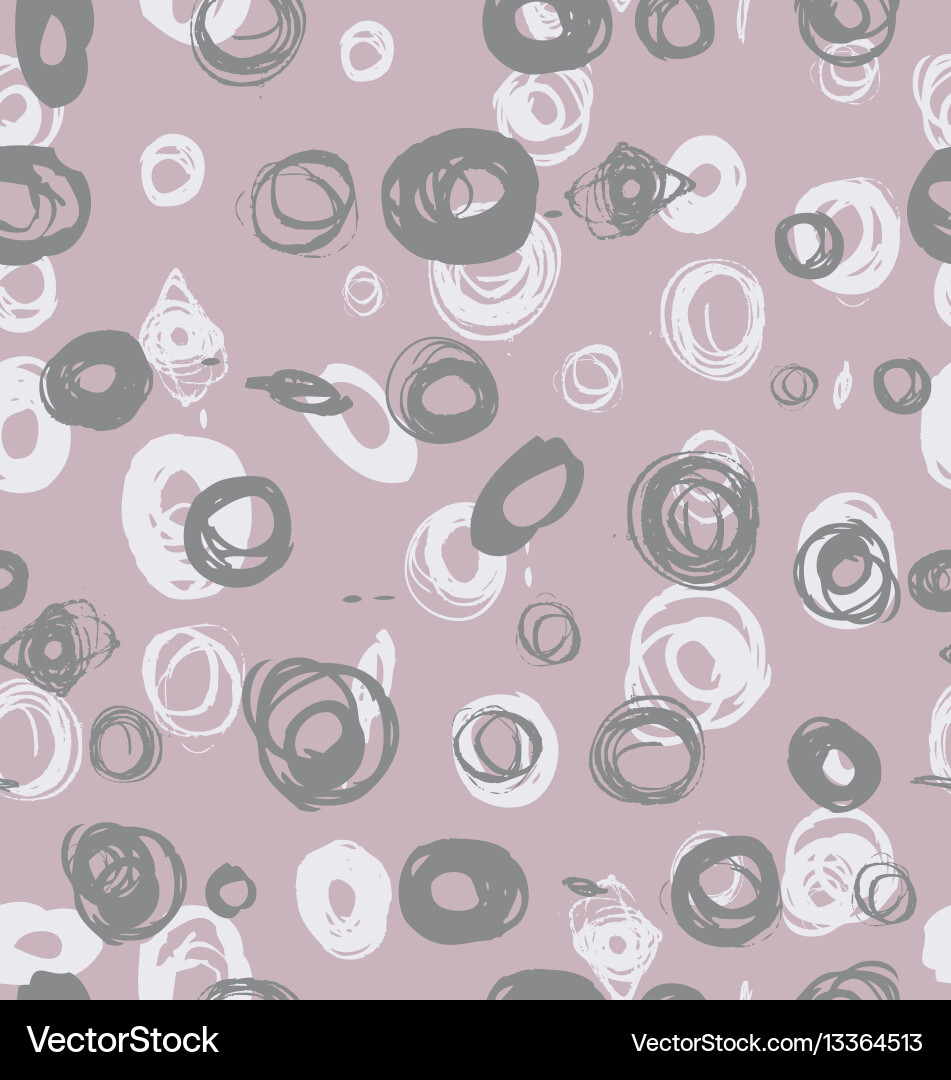 Seamless pattern design with sketchy dots Seamless pattern design with sketchy dots vector image