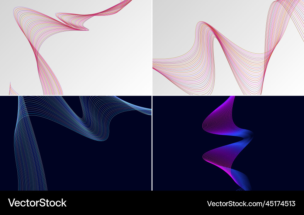Use this pack of backgrounds to add a touch Use this pack of backgrounds to add a touch vector image