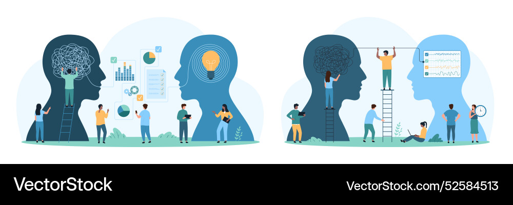 Visualization of data information analysis Visualization of data information analysis vector image