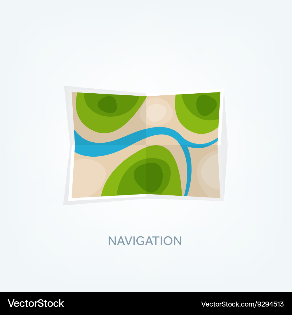 World map in a flat style earth globe Royalty Free Vector