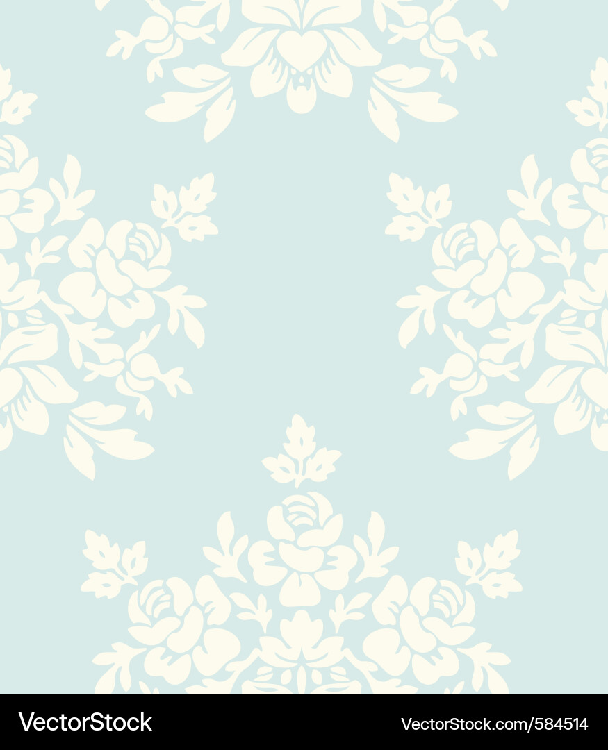 Floral Seamless Vintage Pattern vector image