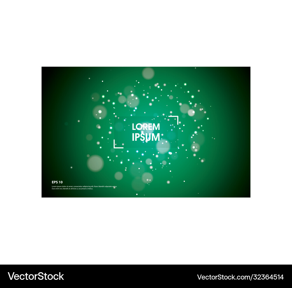 Green abstract bokeh background Green abstract bokeh background vector image
