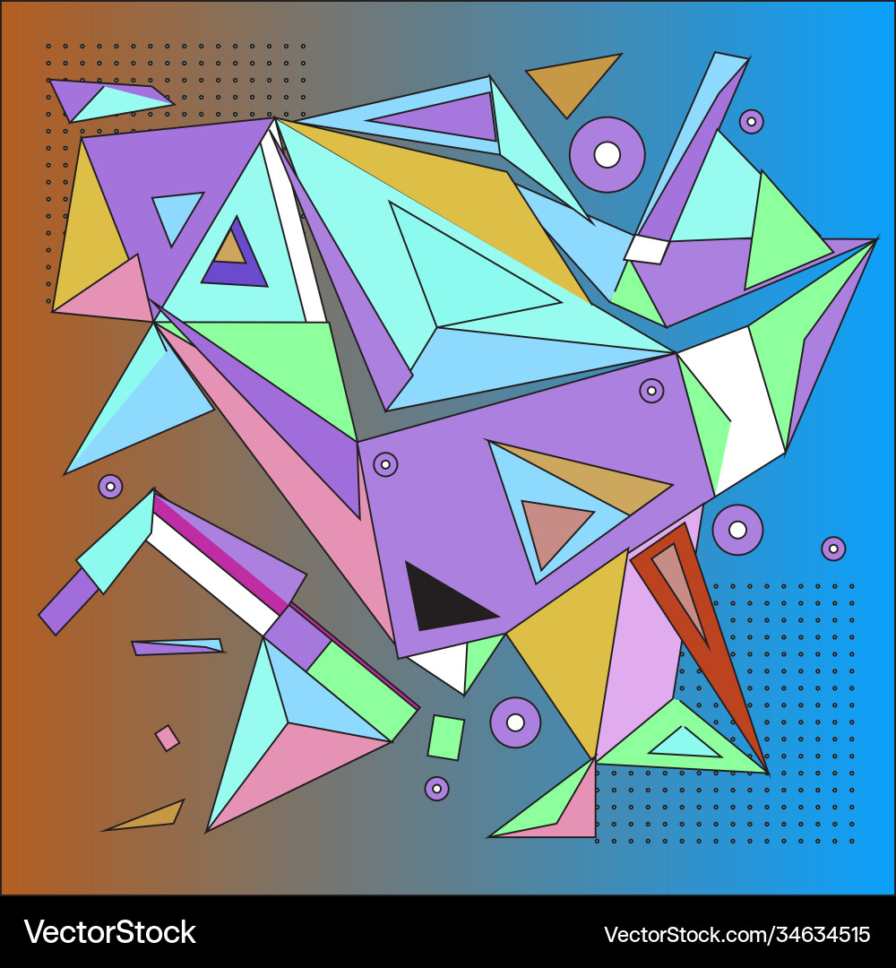 Abstract modern triangles background pattern Abstract modern triangles background pattern vector image