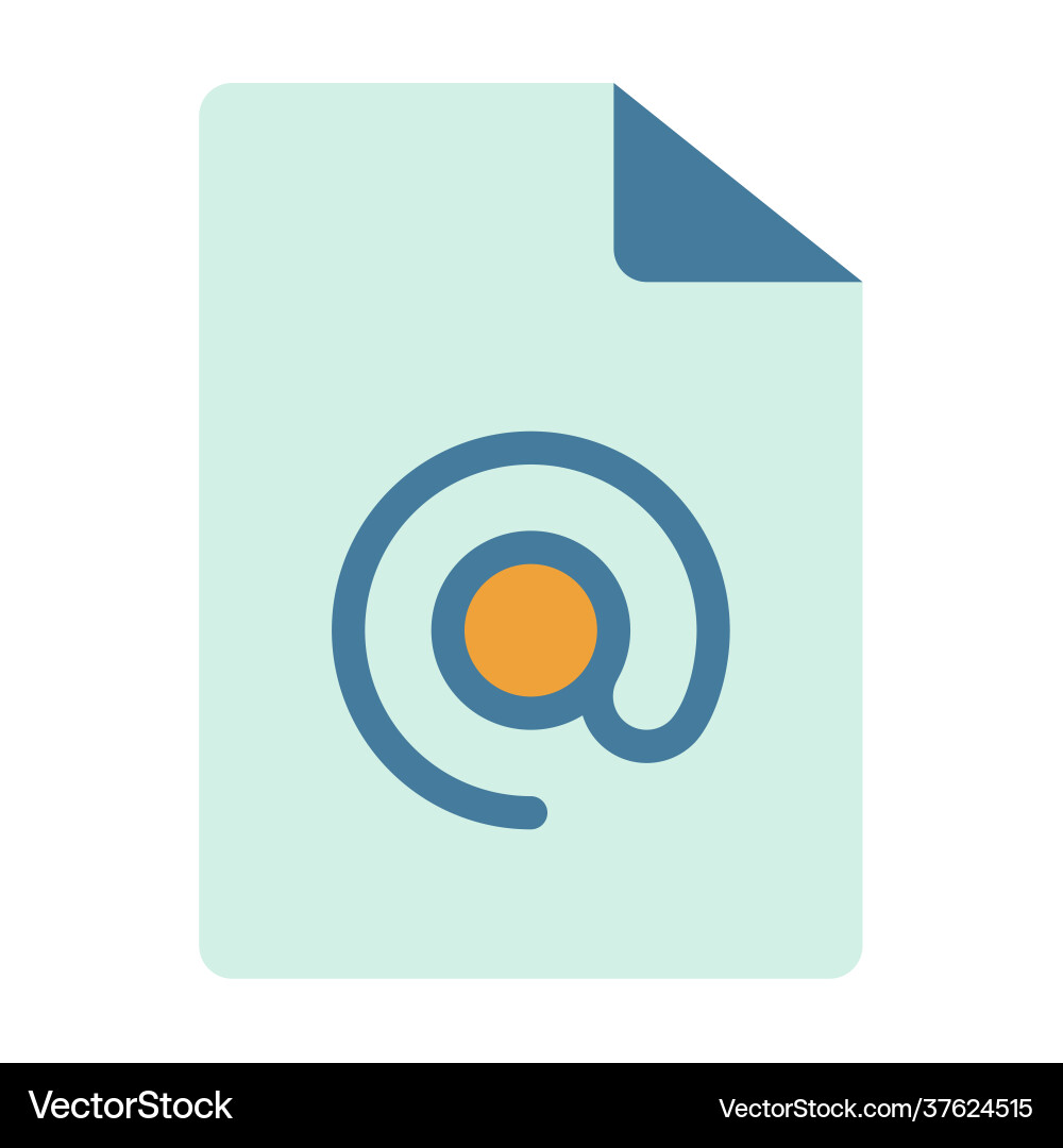 Dokument-Anhang E-Mail-Datei einzeln isoliert Dokument-Anhang E-Mail-Datei einzeln isoliert vektorbild