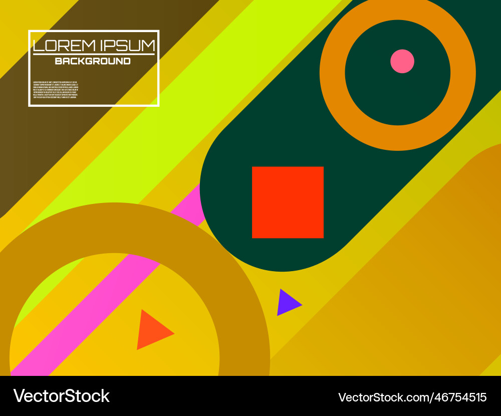 Dynamic colorful background with bright gradients vector image