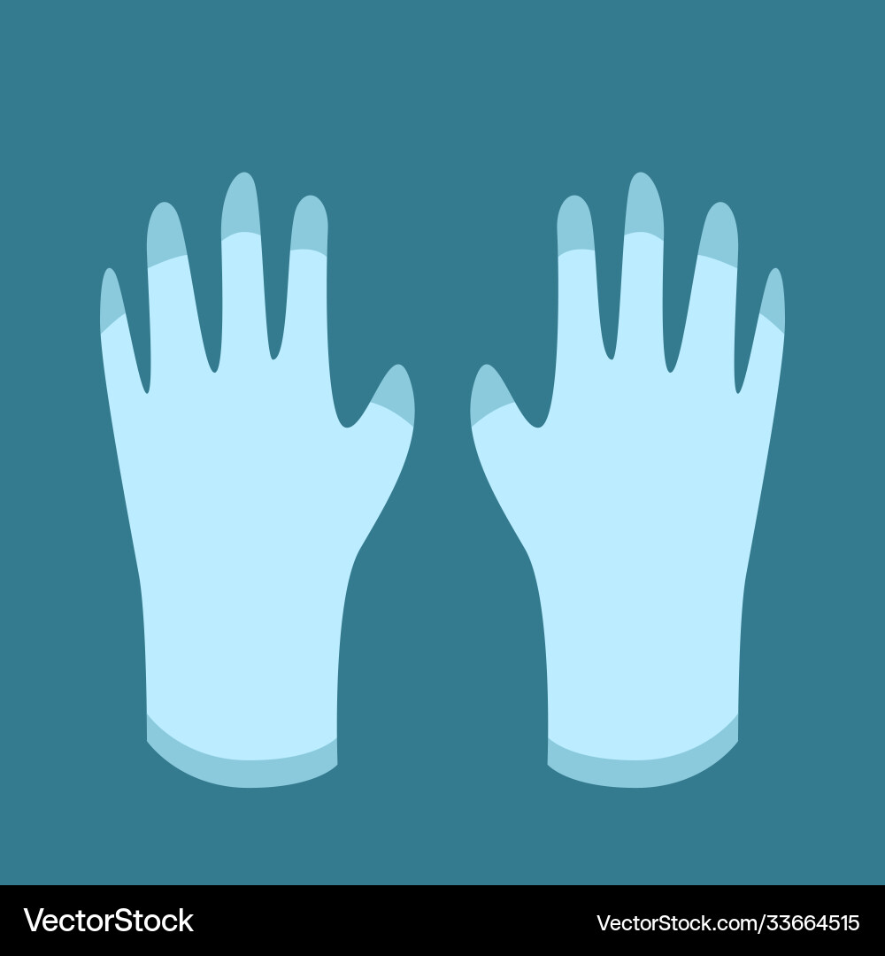 Gloves design object medical objects Vector Image