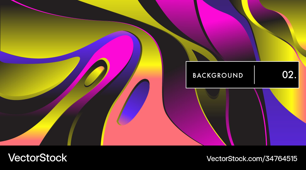Liquid color background design fluid gradient Liquid color background design fluid gradient vector image