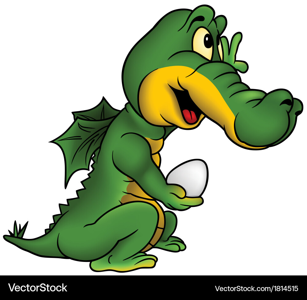 Little dragon Royalty Free Vector Image - VectorStock