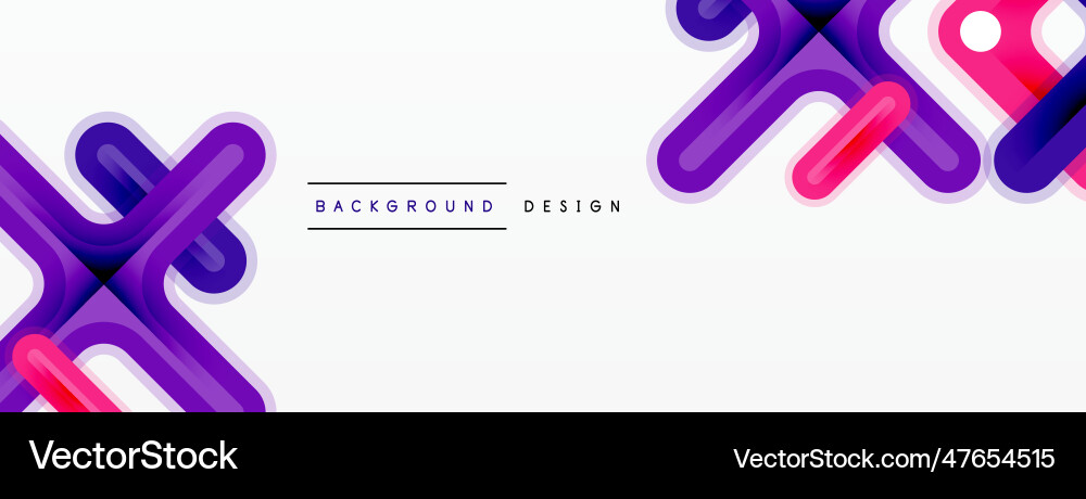 Minimal geometric background cross line design Minimal geometric background cross line design vector image