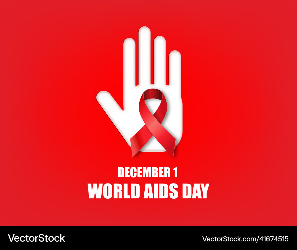 World aids day Vector Image