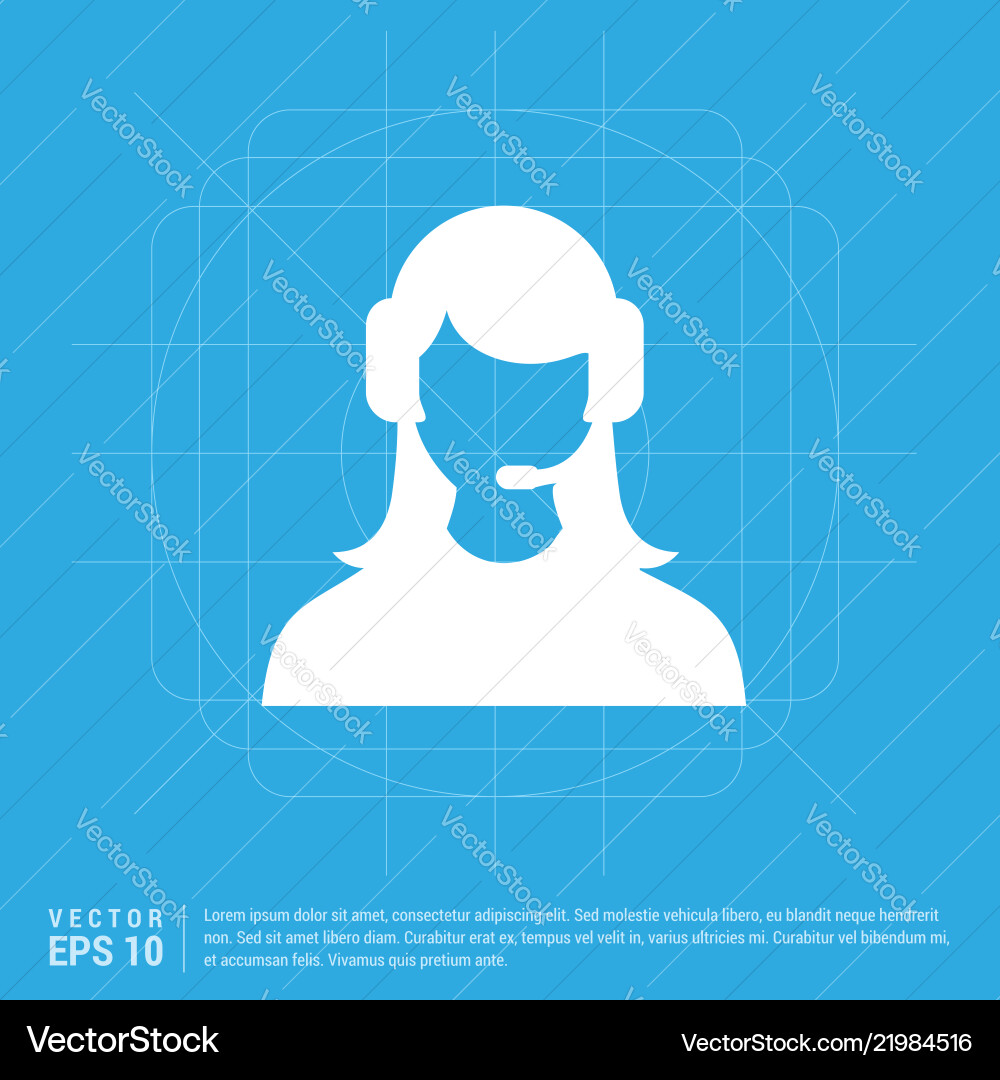 Call user icon Call user icon vector image