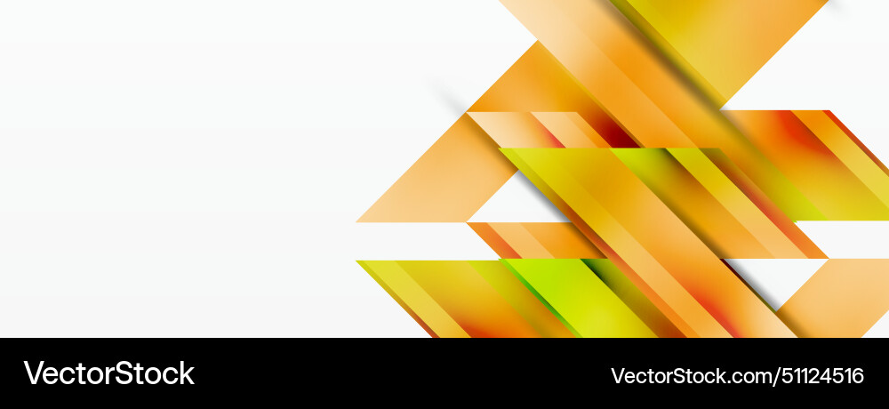 Colorful triangles and rectangles create a vibrant Colorful triangles and rectangles create a vibrant vector image