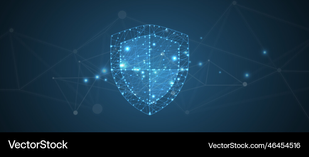 Cyber security and information or network Cyber security and information or network vector image