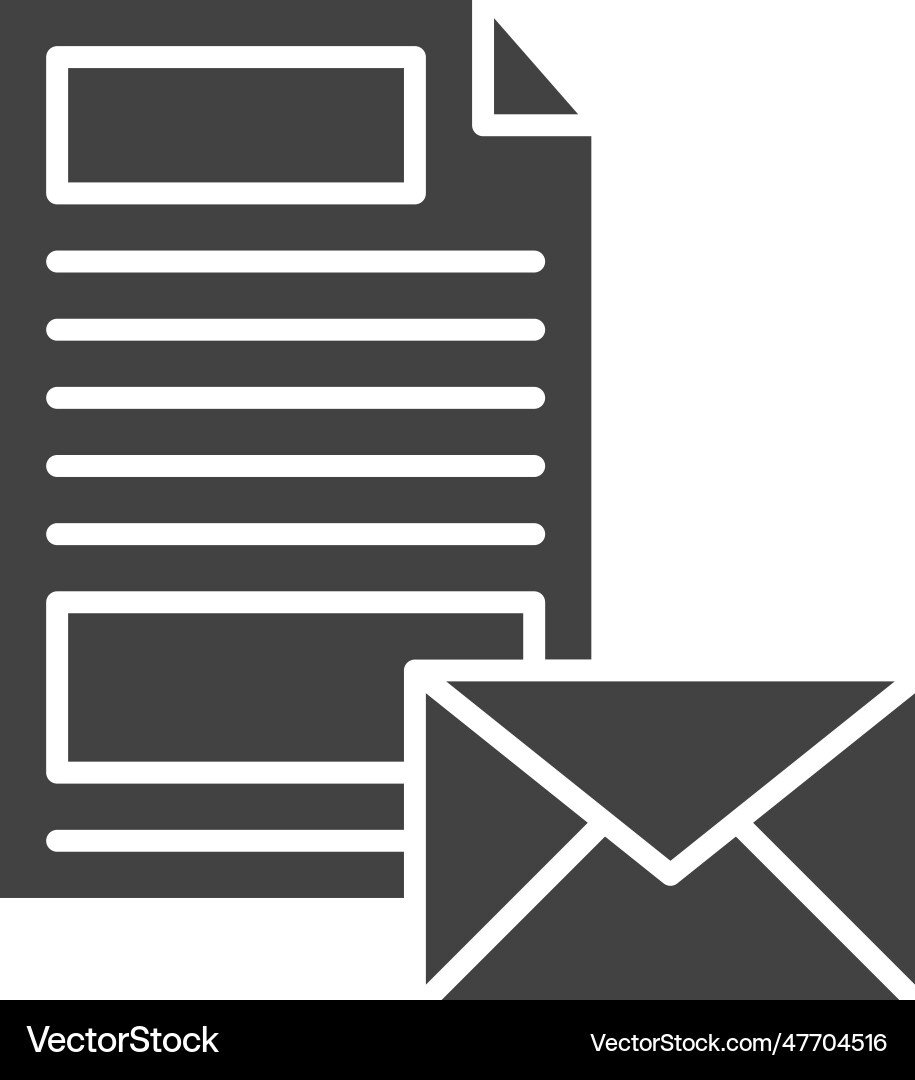 Project message icon image vector image