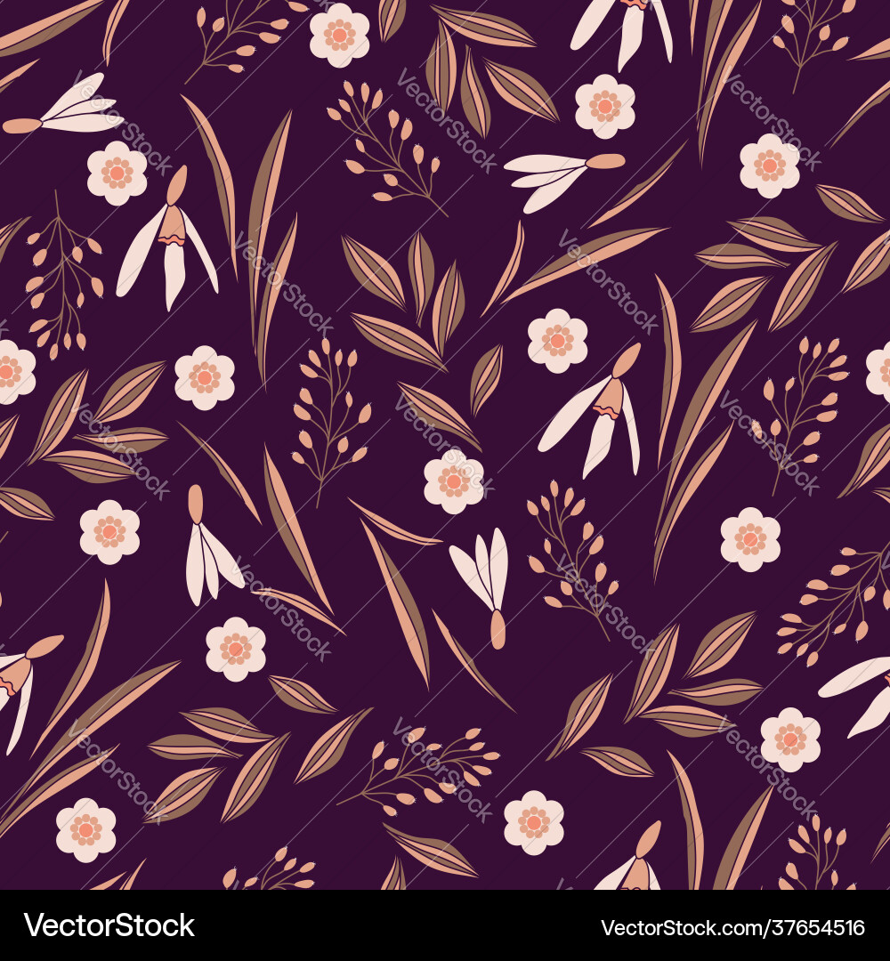 Spring pattern Vector Image