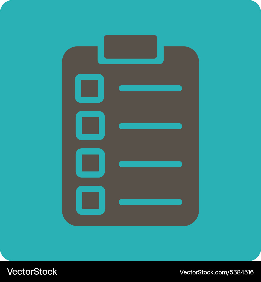 Test task icon Vector Image