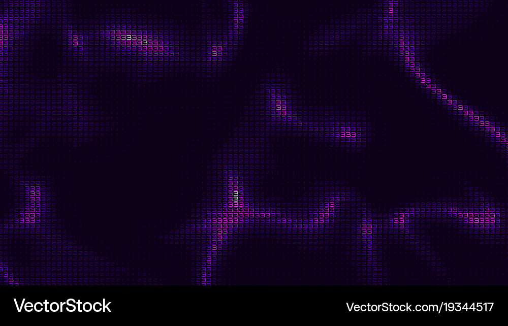 Abstract big data visualization violet vector image
