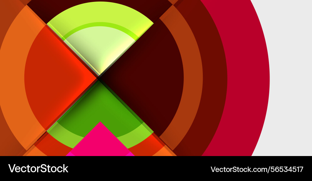 Abstract composition features overlapping circles Abstract composition features overlapping circles vector image