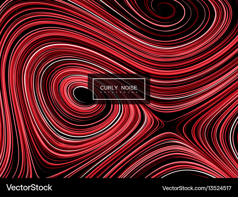 Abstract Curl Pattern vector image