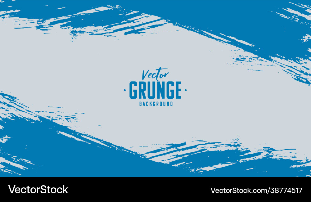Blue Grunge Texture Background vector image