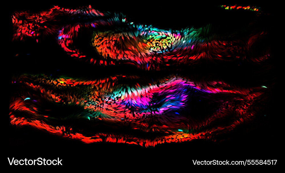 Colorful abstract texture created with gradient Vector Image