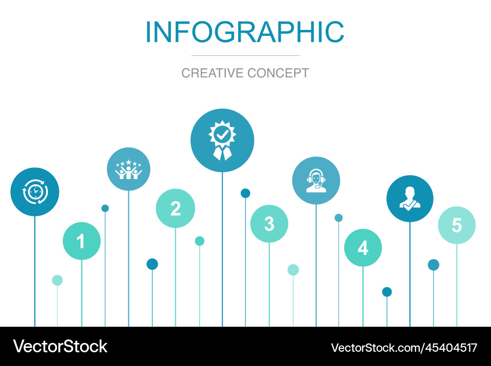 Efficiency satisfaction quality support Vector Image