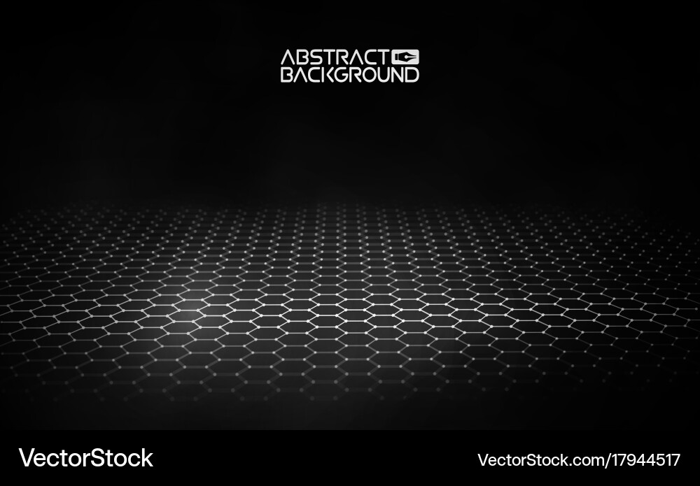 Network connection concept black background Vector Image