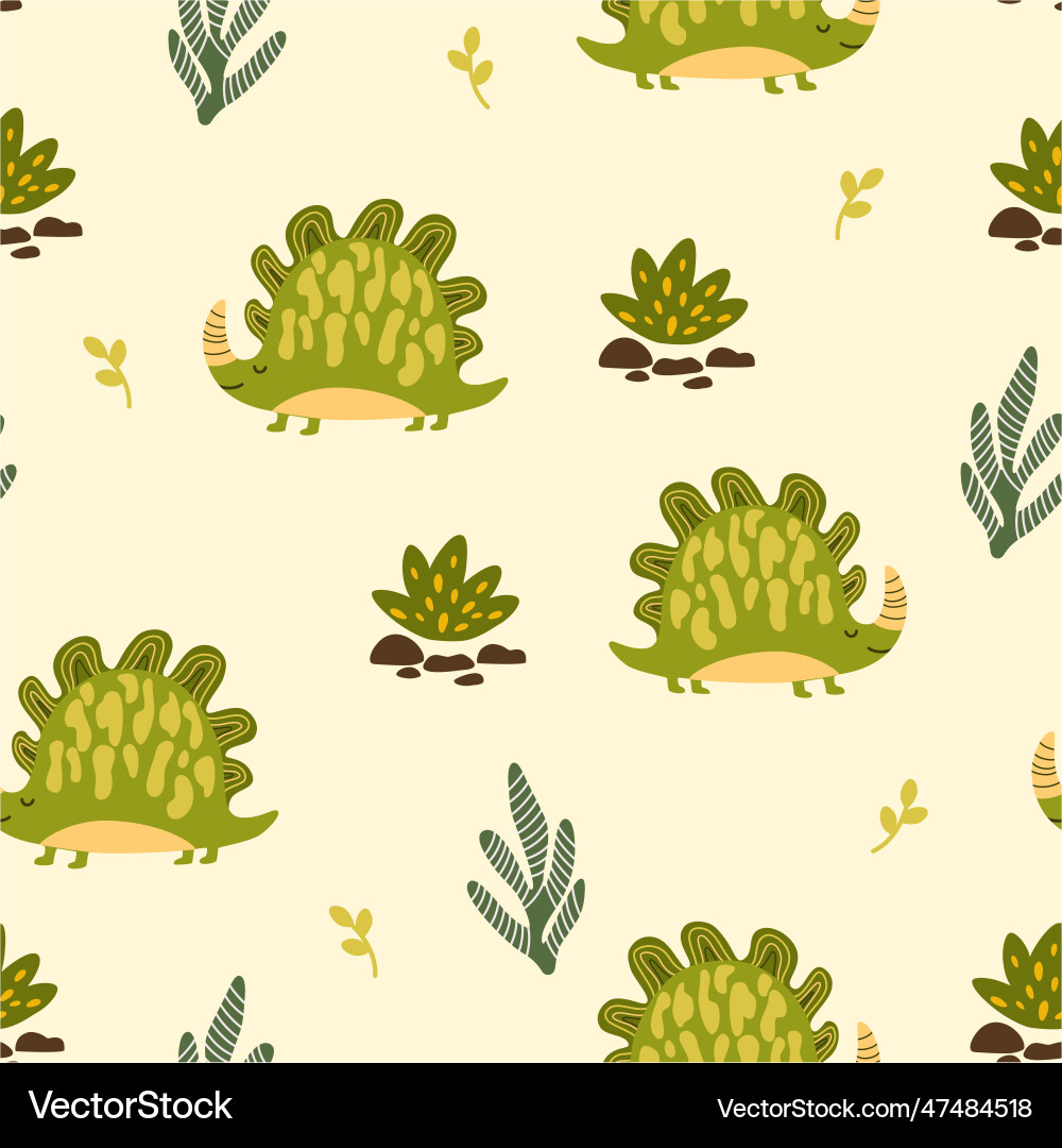 0543 dino pattern 0543 dino pattern vector image
